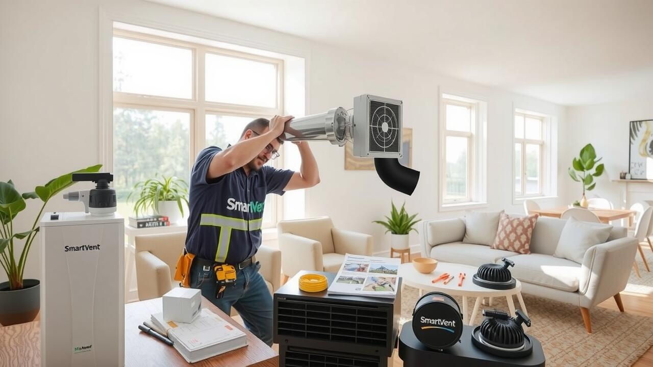 SmartVent ventilation installation